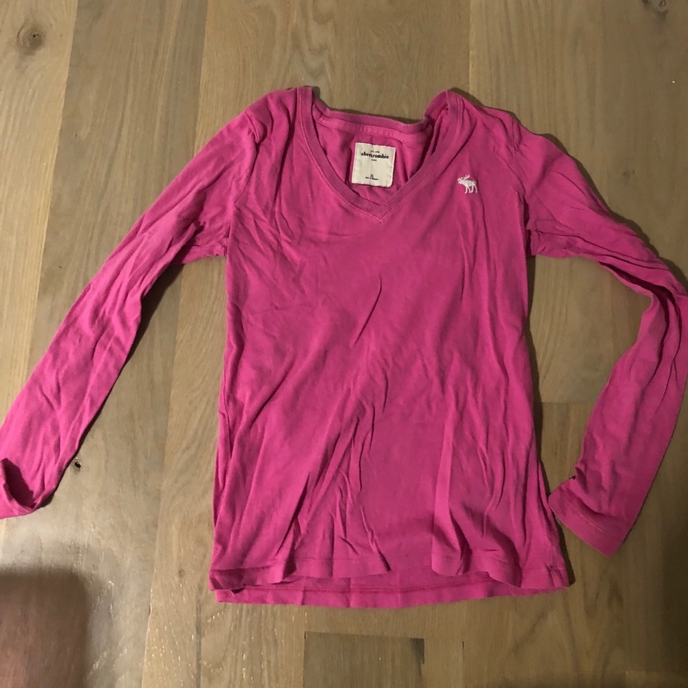 Pink Abercrombie Long Sleeve